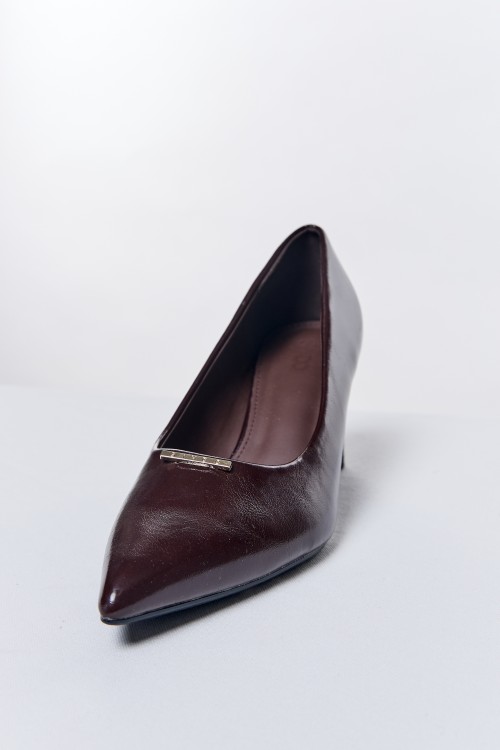Sixdo Brown Pointed High Heels